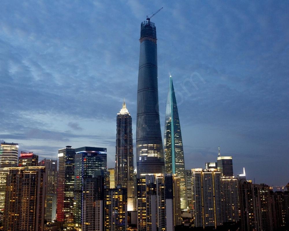 Shanghai Tower, Shanghai (632 meters)