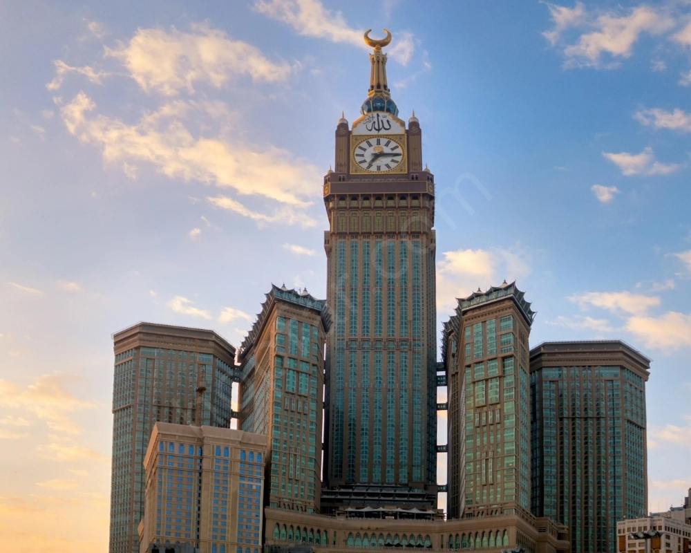 Abraj Al-Bait Clock Tower, Mecca (601 meters)