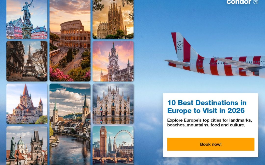 10 Best Destinations in Europe to Visit in 2026
