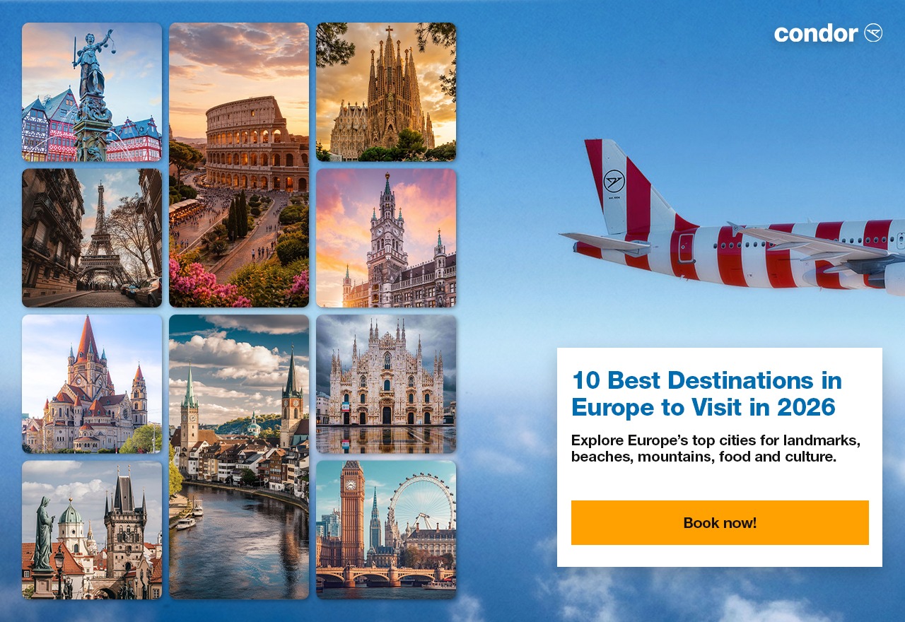 10 Best Destinations in Europe to Visit in 2026