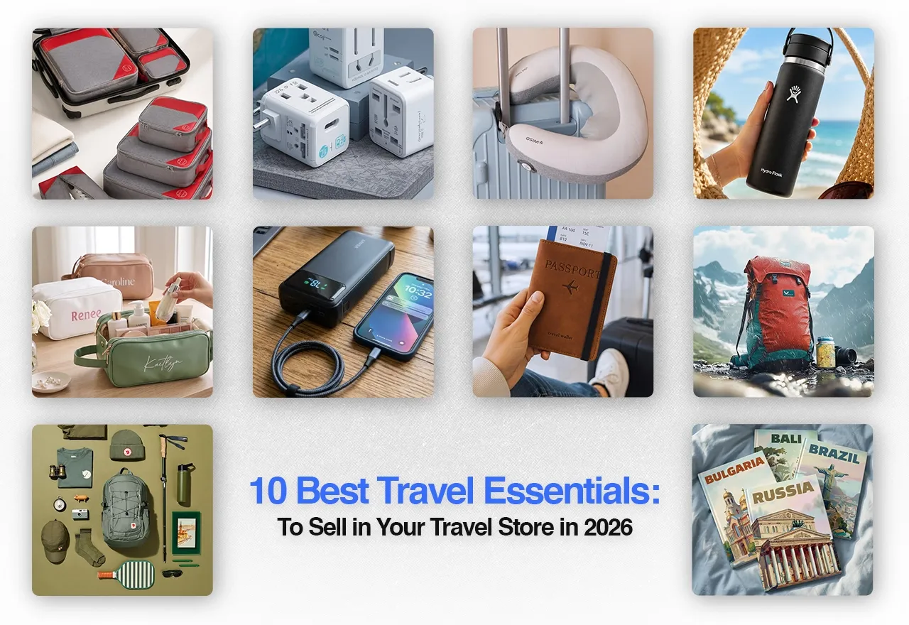 10 Best Travel Essentials to Sell in Your Travel Store in 2026 - HopFar