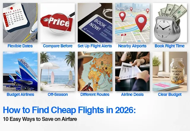How to Find Cheap Flights in 2026 10 Easy Ways to Save on Airfare