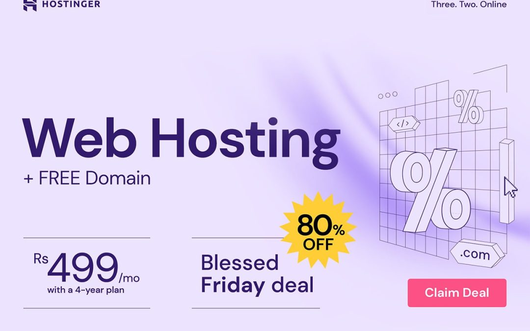 Hostinger Web Hosting Deal: Get Hosting at Rs 499/Month With Free