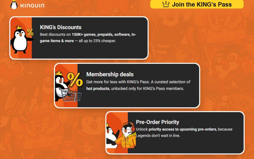 Discover Games and Digital Deals on Kinguin