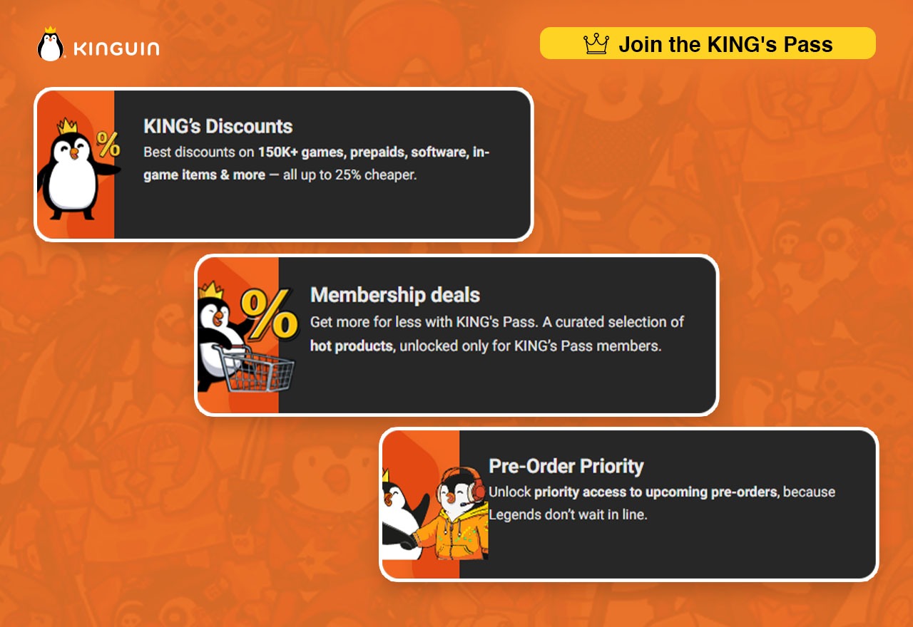 Discover Games and Digital Deals on Kinguin