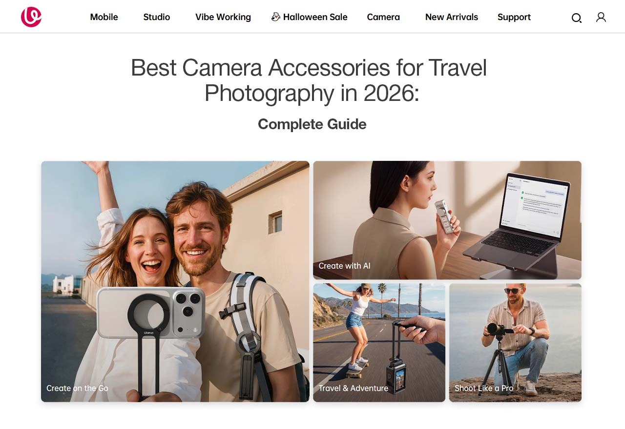Ulanzi : Best Camera Accessories for Travel Photography in 2026: Complete Guide