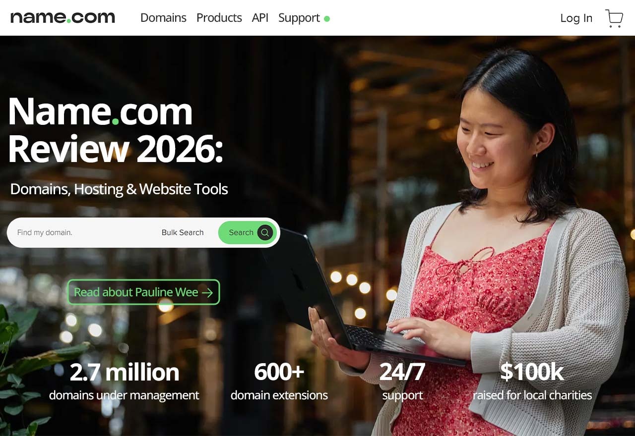 Name.com : Name.com Review 2026: Domains, Hosting & Website Tools