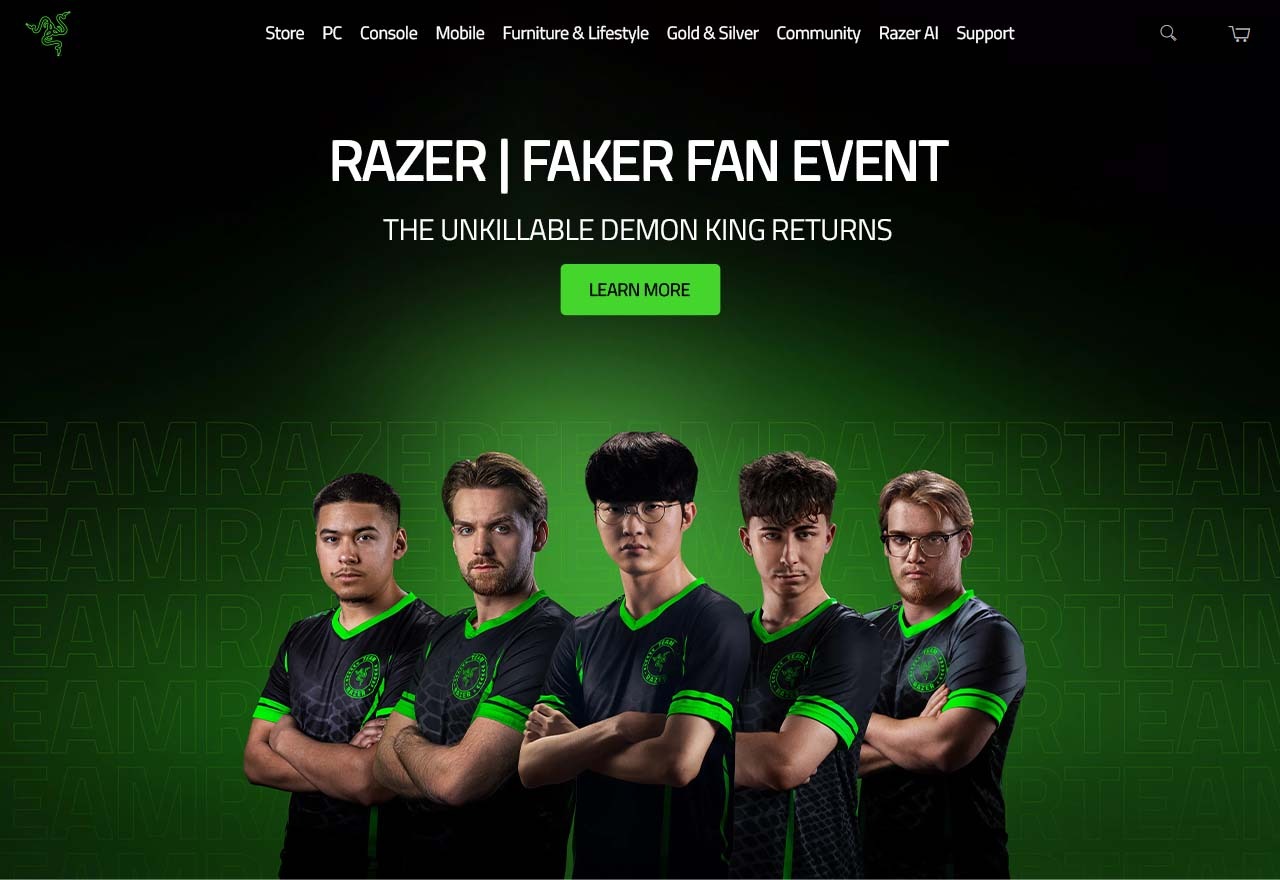 razer main banner go city